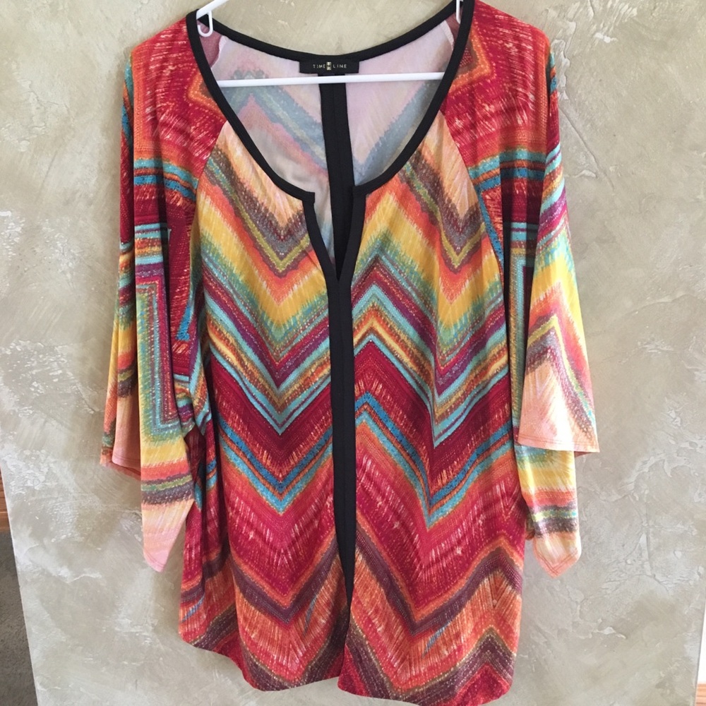 Time Line Chevron Blouse